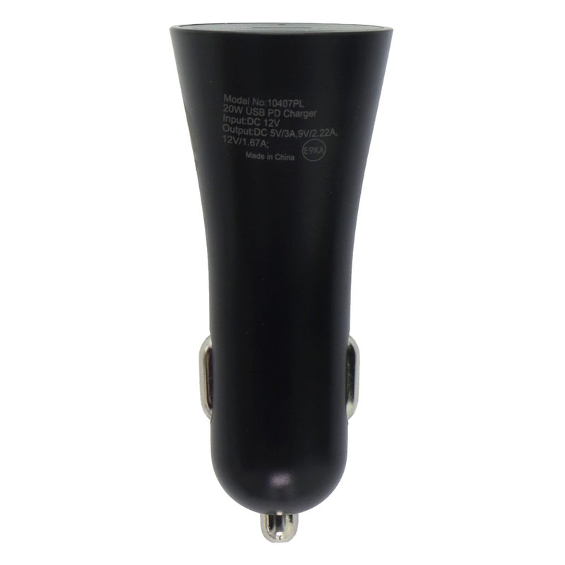PowerLab 20W USB-C Car Charger with Power Delivery - Black