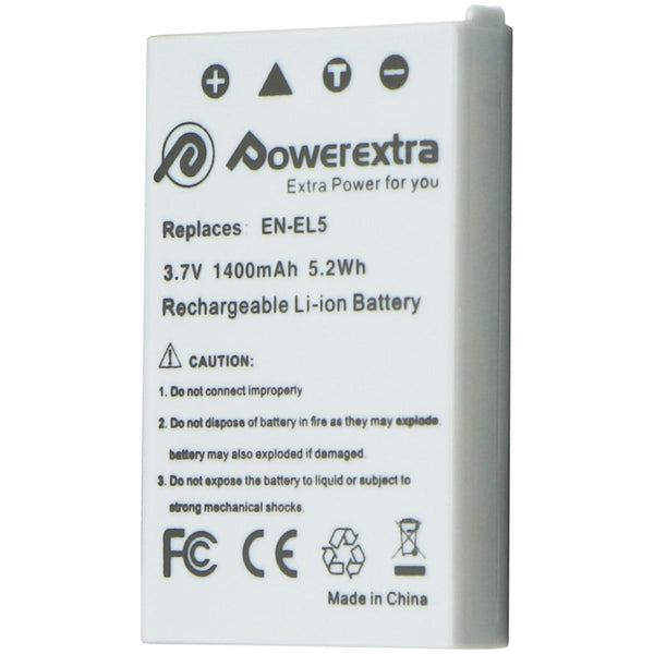 Powerextra (EN-EL5) 3.7V 1400mAh Rechargeable Li-ion Battery