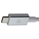 PowerLab 10FT USB-C to USB-C Braided Charge-Sync Cable - White