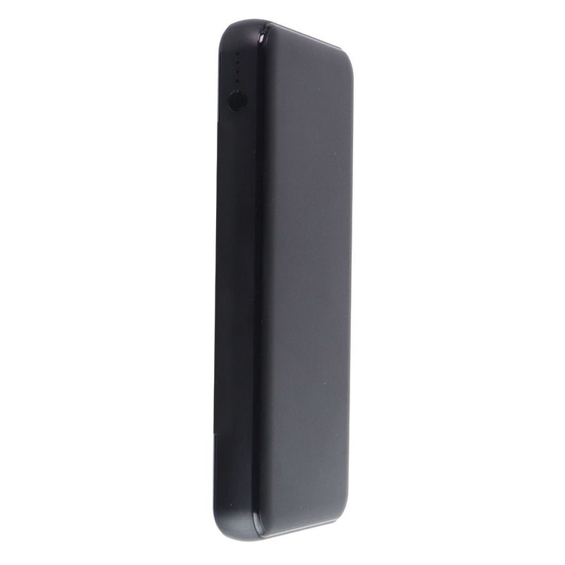 PowerLab 10,000mAh Dual Port Power Bank (USB-C/USB-A) with USB-C Cable - Black