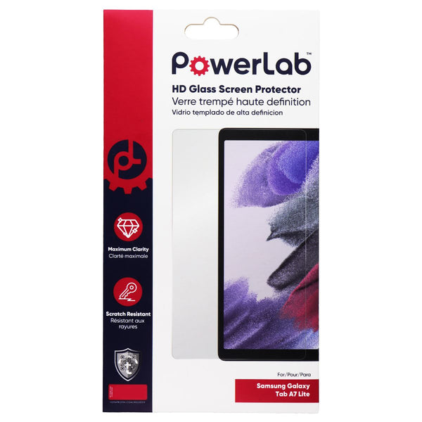 PowerLab HD Glass Screen Protector for Samsung Galaxy Tab A7 Lite