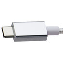 PowerLab 6FT USB-C to Lightning 8-Pin Braided Charge-Sync Cable - White