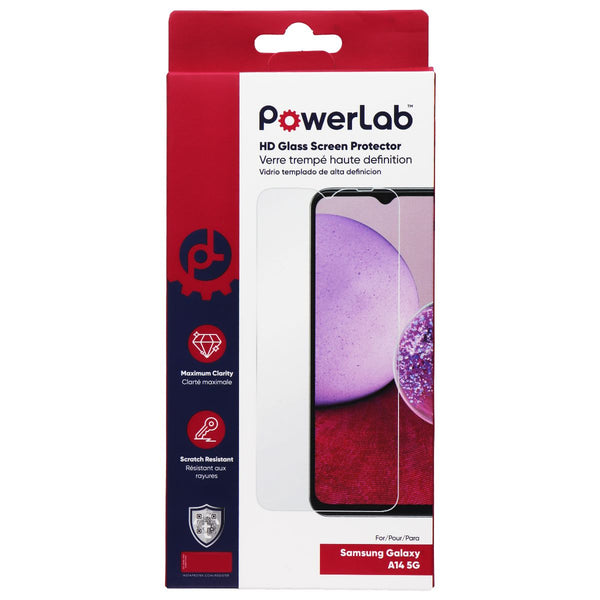 PowerLab HD Glass Screen Protector for Samsung Galaxy A14 5G