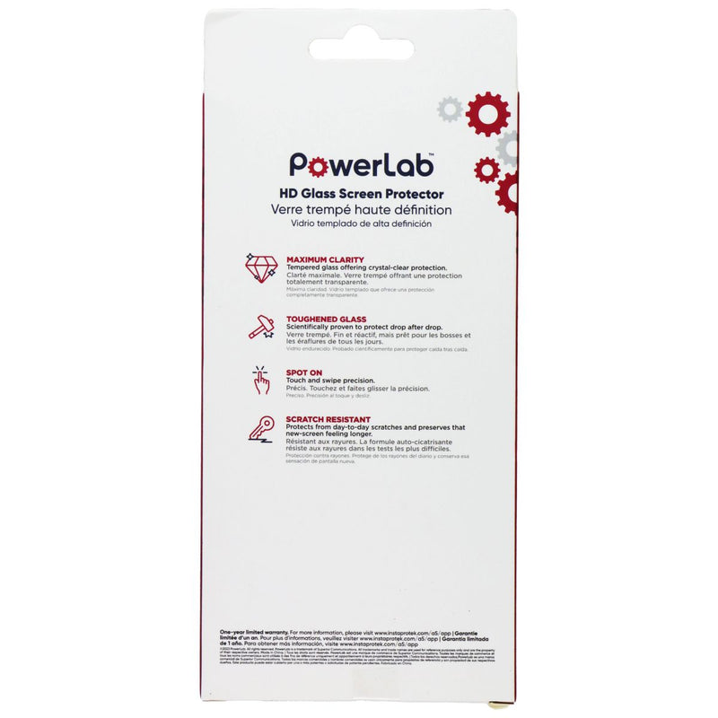 PowerLab High-Definition Glass Protector for Samsung Galaxy A15 5G - Clear