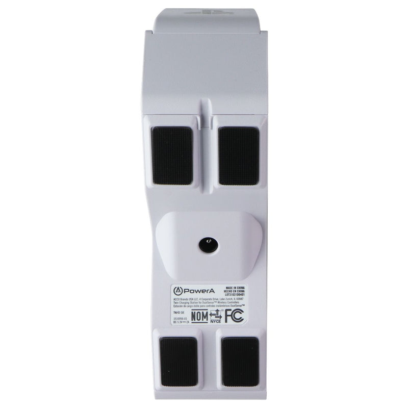 PowerA Twin Charging Station for PlayStation 5 DualSense Controllers - White