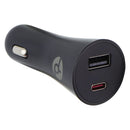 PowerLab 32W USB-C / USB-A Car Charger with Power Delivery - Black