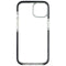 Prodigee Safetee Steel Series Case for Apple iPhone 14 &13 - Clear/Black