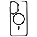 Prodigee KickIt Case for MagSafe for Samsung Galaxy S24+ (Plus) - Clear / Black