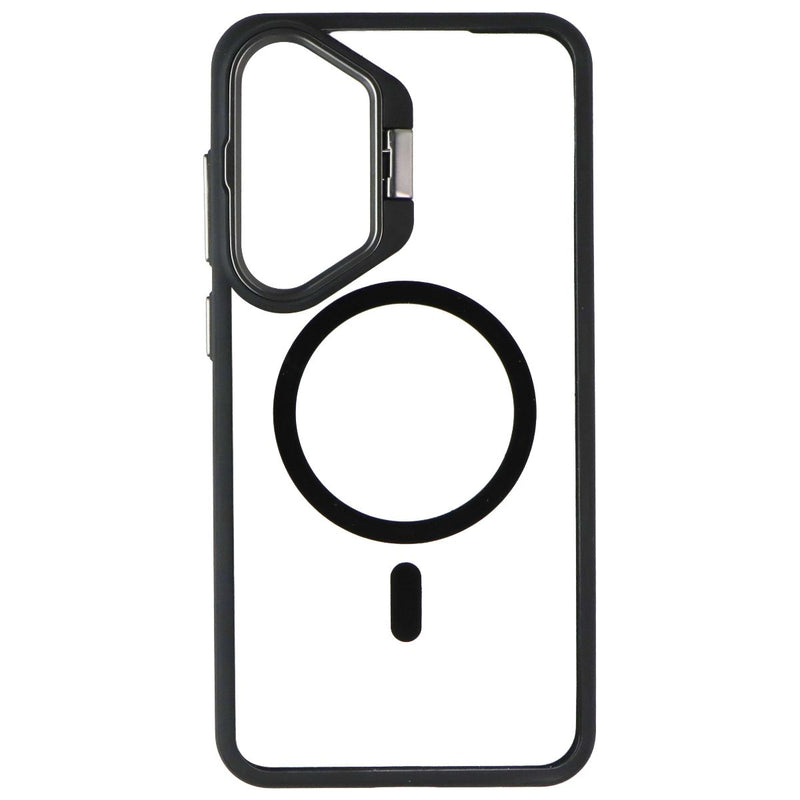 Prodigee KickIt Case for MagSafe for Samsung Galaxy S24+ (Plus) - Clear / Black