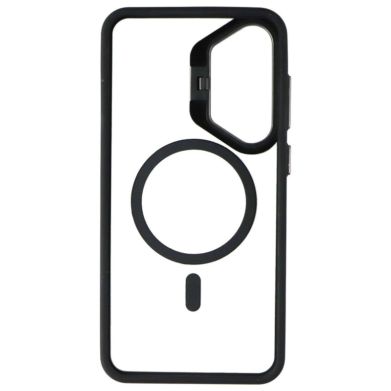 Prodigee KickIt Case for MagSafe for Samsung Galaxy S24+ (Plus) - Clear / Black