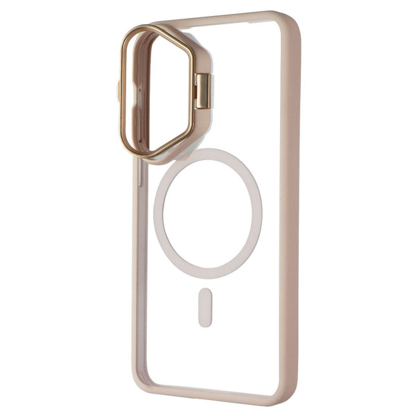 Prodigee KickIt Case for MagSafe for Samsung Galaxy S24+ (Plus) - Clear / Rose