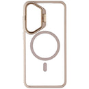 Prodigee KickIt Case for MagSafe for Samsung Galaxy S24+ (Plus) - Clear / Rose