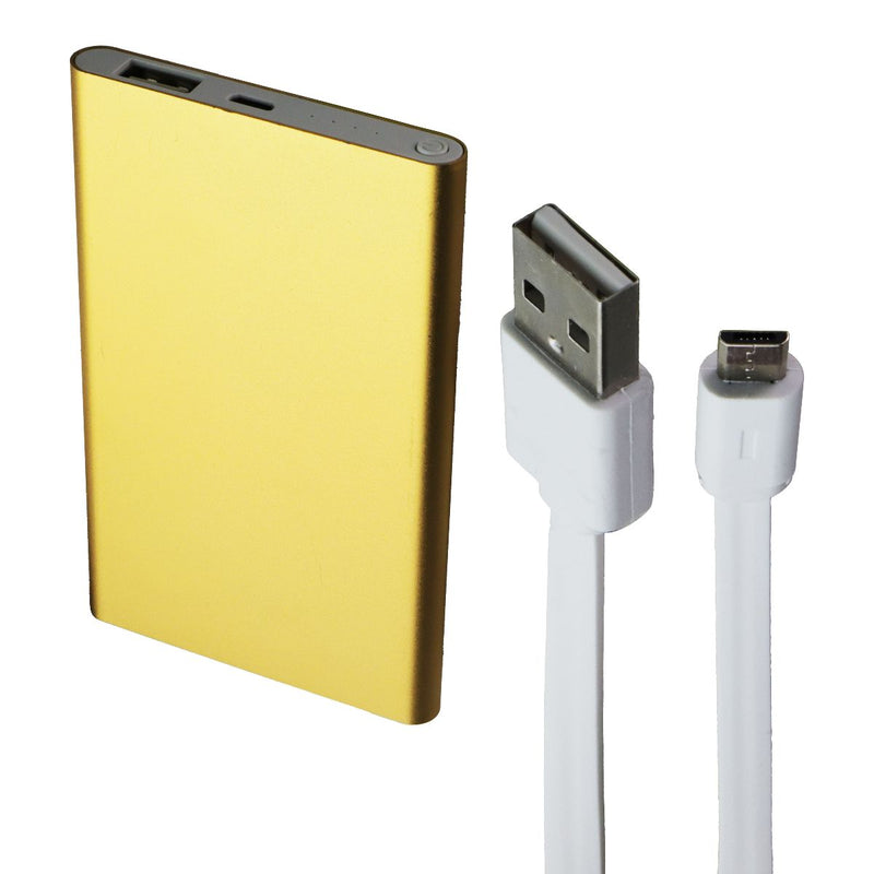 Professional Mobile Supply (10k mAh) Slim Portable Power Bank - Orange Gold