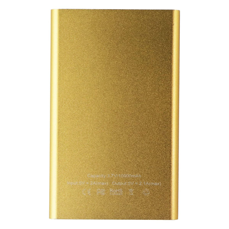 Professional Mobile Supply (10k mAh) Slim Portable Power Bank - Orange Gold