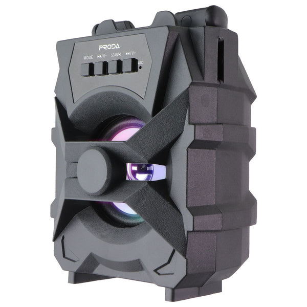 PRODA Xunshen Portable Wireless Bluetooth Speaker - Black (PD-S500)