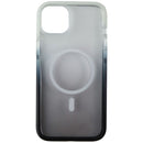 Prodigee Safetee Flow + Mag Case for iPhone 14 Plus - Black/White Fade/Clear