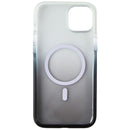 Prodigee Safetee Flow + Mag Case for iPhone 14 Plus - Black/White Fade/Clear
