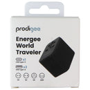 Prodigee Energee World Traveler USB-C/USB-A AC Travel Adapter - Black