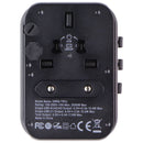 Prodigee Energee World Traveler USB-C/USB-A AC Travel Adapter - Black