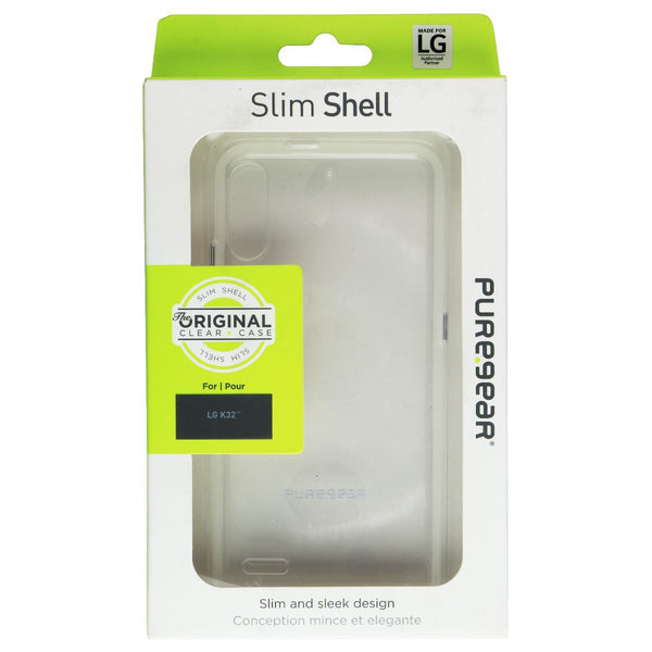 PureGear Slim Shell Hard Case for LG K32 Smartphones - Clear