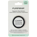 PureGear Magnetic Ring Stickers for Apple iPhones - 2 Pack Black