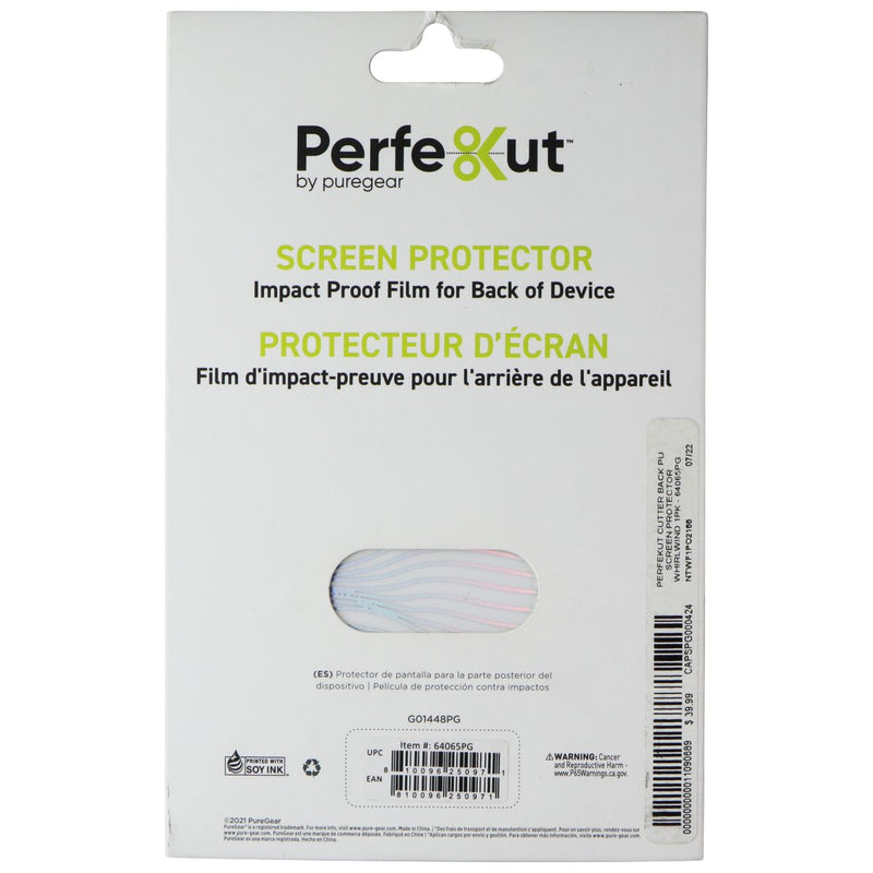 PureGear Perfekut Screen Protector Film for Back of Device - Whirlwind