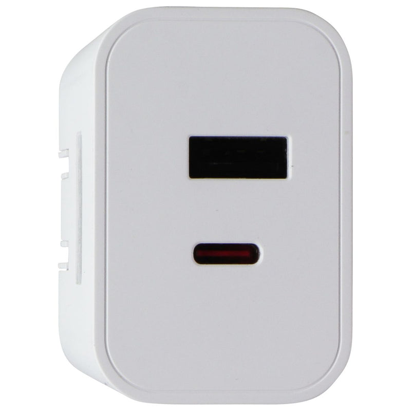 PureGear LightSpeed (42W) USB-C and USB-A Wall Charger - White (09811PG)