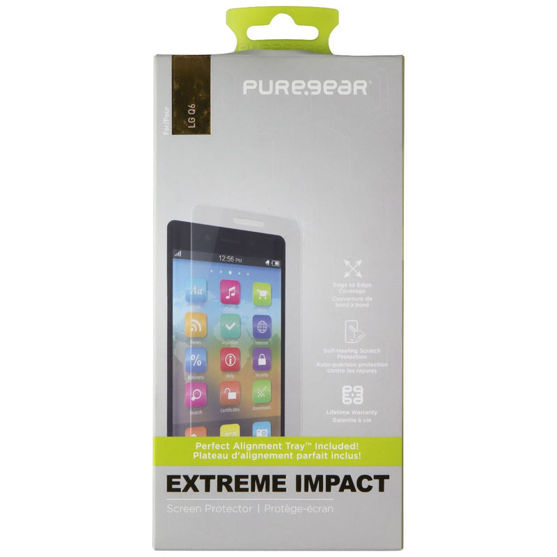PureGear Extreme Impact Screen Protector w/ Alignment Tray for the LG G6 - Clear