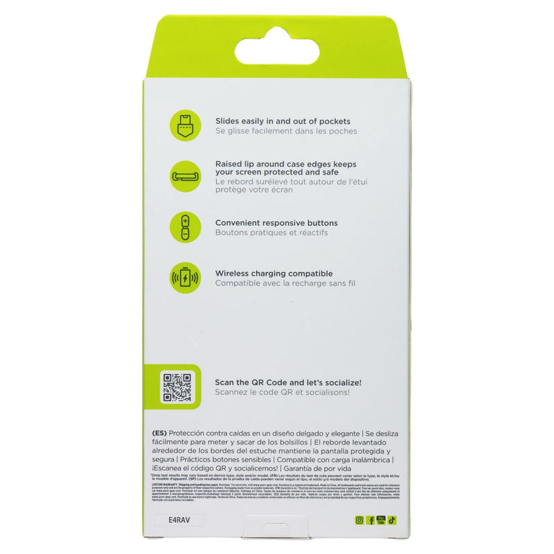 PureGear Slim Shell Designer Series Case for Galaxy A15 5G - Clear Glitter