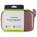 PureGear Travel Organizer Carry Case Zip-Up Pouch - Rose Gold