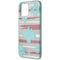PureGear Slim Shell Series Hard Case for REVVL 6 5G - Blue Flowers/Glitter