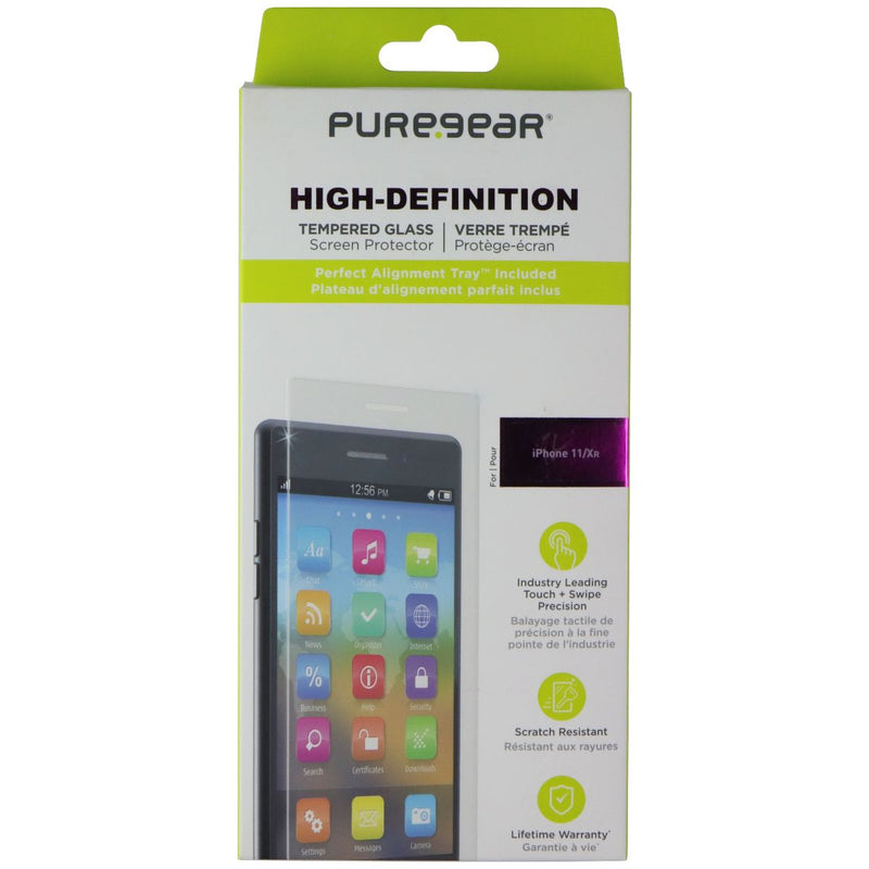 PureGear High-Definition Tempered Glass Screen Protector for Apple iPhone 11/XR