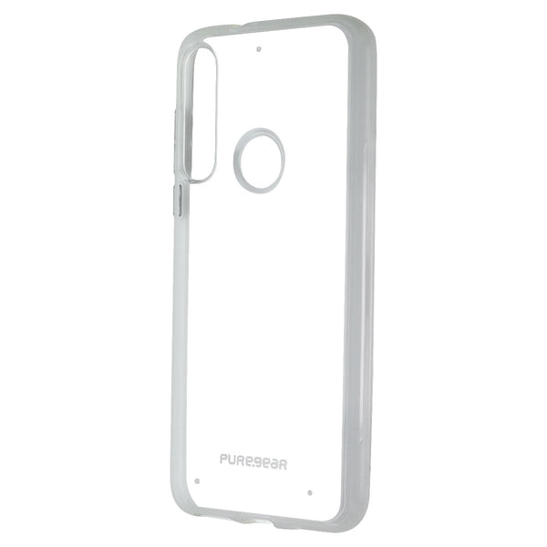 PureGear Slim Shell Hard Case for Motorola Moto G Fast (2020 Model) - Clear