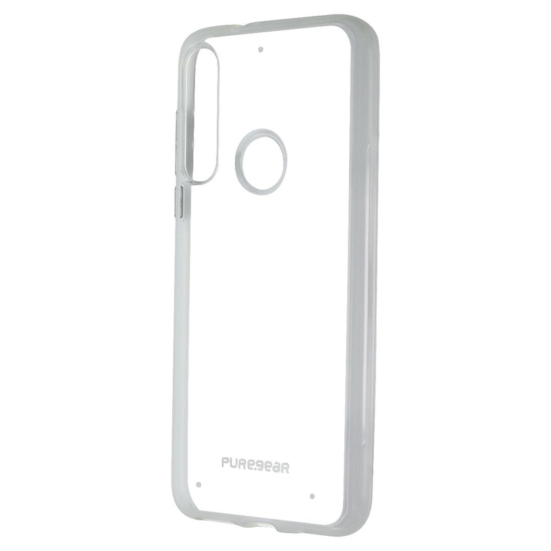 PureGear Slim Shell Hard Case for Motorola Moto G Fast (2020 Model) - Clear