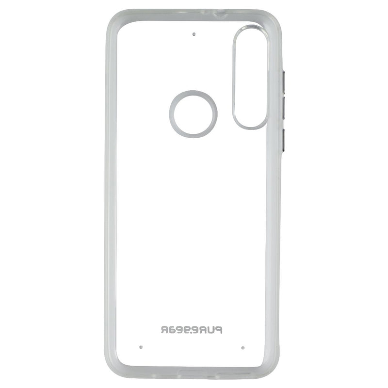 PureGear Slim Shell Hard Case for Motorola Moto G Fast (2020 Model) - Clear
