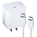 PureGear LightSpeed (30W) USB-C Wall Charger + USB-C Cable - White (63995PG)