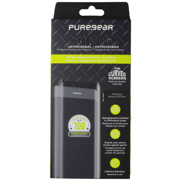 PureGear Steel 360 Series Screen Protector for Samsung Galaxy S23 Ultra