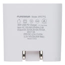 PureGear Light Speed 30W USB-C Wall & Car Charger w/ USB-C Cable - White