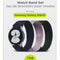 PureGear 3 Pack Nylon & Velcro Watch Band Set for Samsung Galaxy Watch 5/6