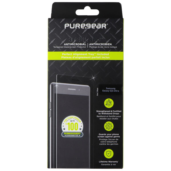 PureGear Steel 360 Screen Protector for Samsung Galaxy S24 Ultra