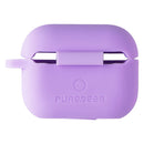 PureGear Silicone Case + Magnetic Strap for Apple AirPods Pro 2nd Gen - Purple