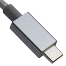 PureGear (62852PG) Braided 6 Foot USB-C Charging Cable - Silver
