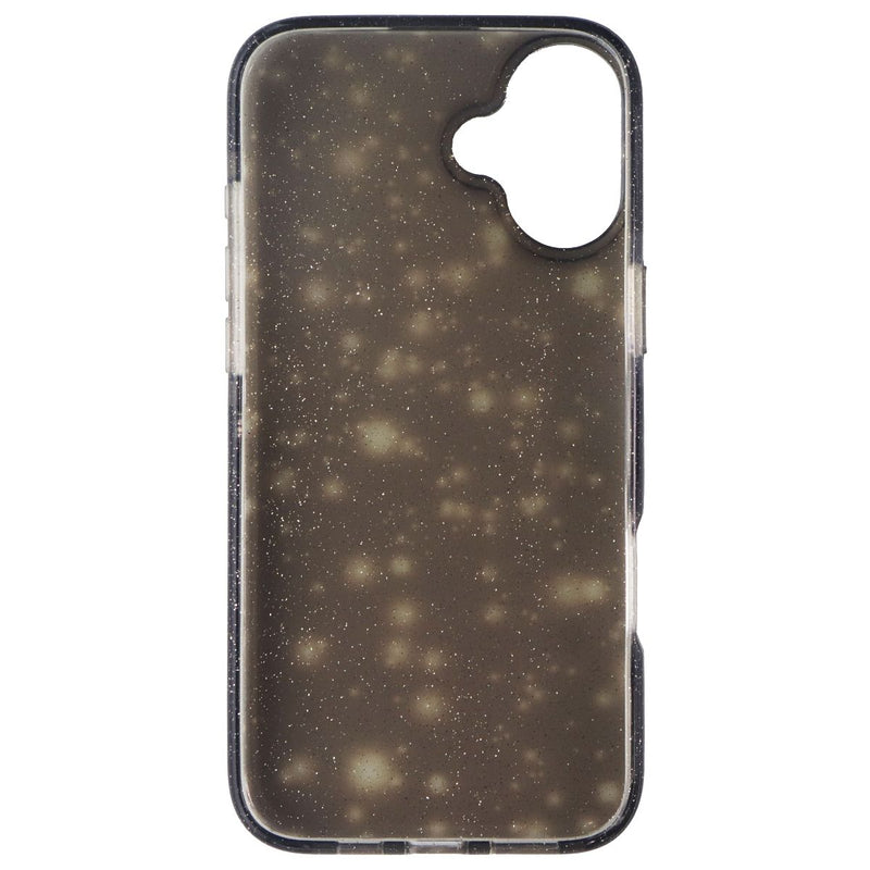 PureGear Slim Shell Designer Case for Apple iPhone 16 Plus - Black Stardust