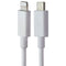 PureGear (4-Ft) USB-C to Lightning 8-Pin Charge/Sync Cable - White