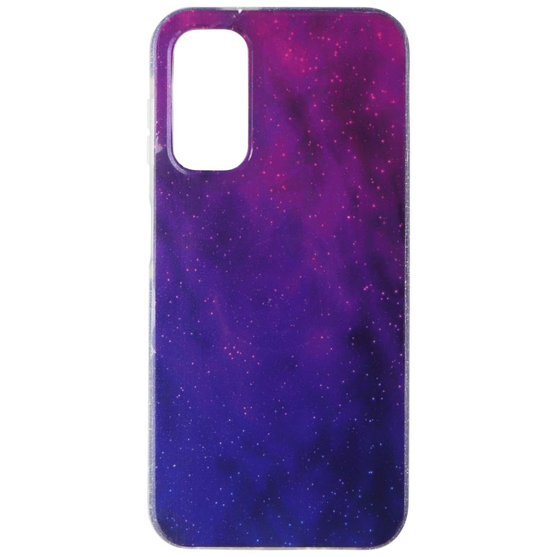 PureGear Slim Shell Designer Series Case for Galaxy A14 5G - Purple/Blue Glitter