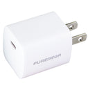 PureGear LightSpeed Nano (30W) Single Port USB-C Wall Charger - White (64842PG)