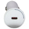 PureGear 20W USB-C Wall & Car Charger w/ USB-C to Lightning 8-Pin Cable - White
