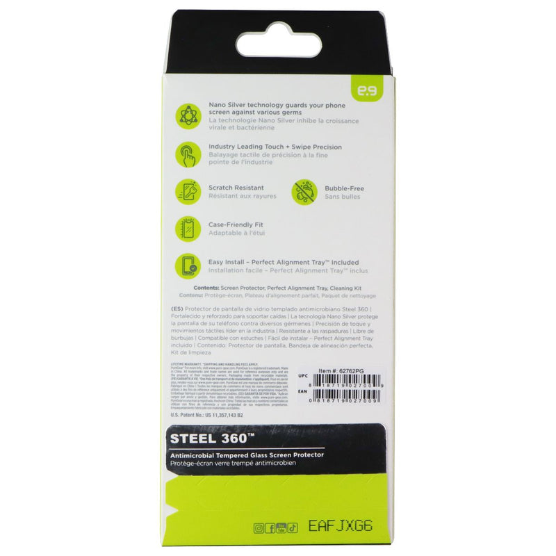 PureGear Steel 360 Screen Protector for iPhone SE (2022/2020)/8/7/6s/6 - Clear