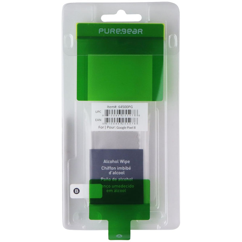PureGear Tempered Glass Screen Protector for Google Pixel 8 - Clear (BULK)