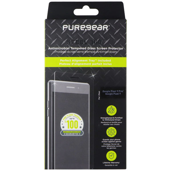 PureGear Steel 360 Tempered Screen Protector for Google Pixel 9 / Pixel 9 Pro